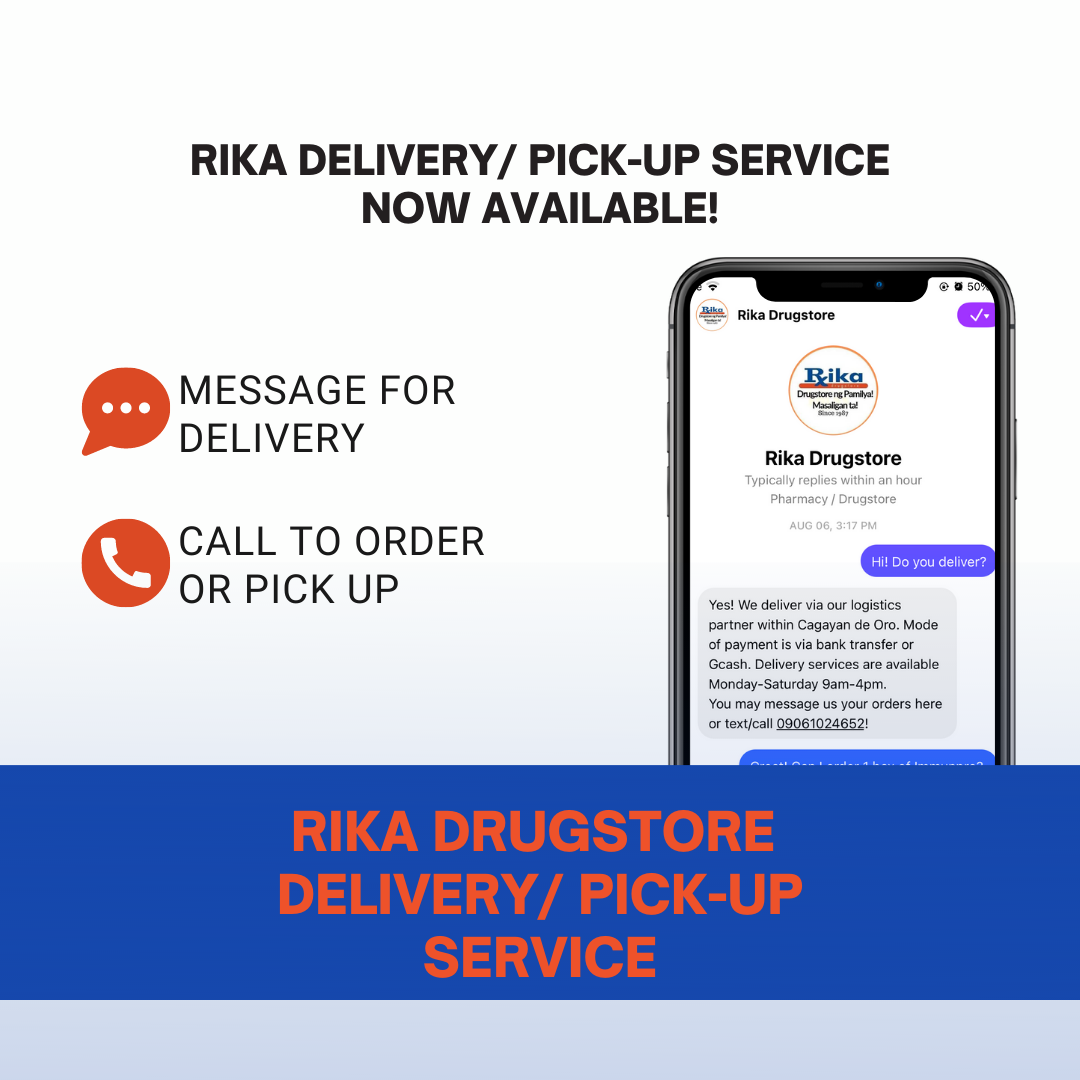 Rika Drugstore Delivery and Pick-up Service